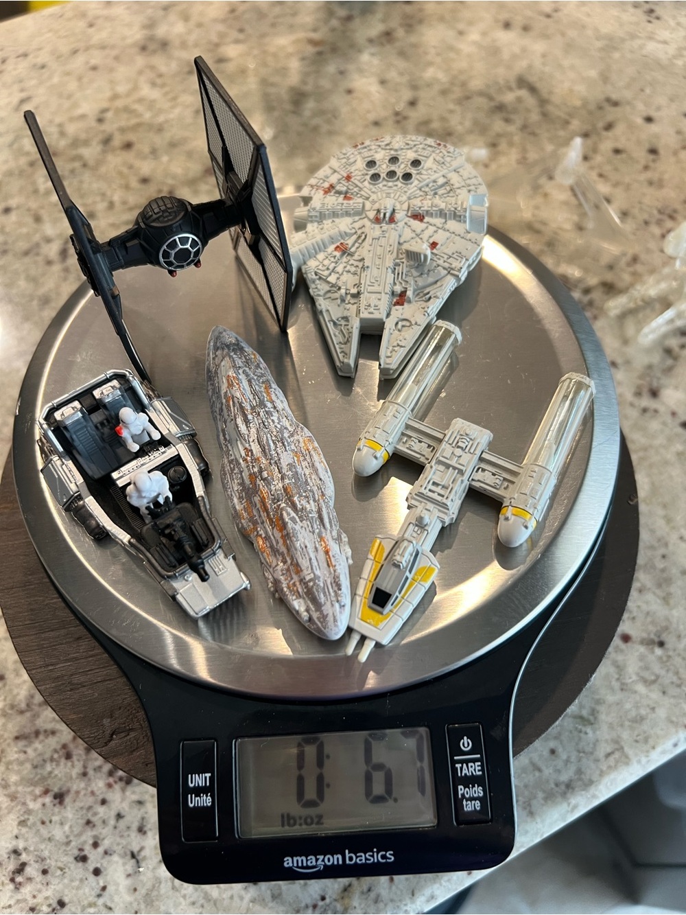 Hot wheels Star Wars lot of 5